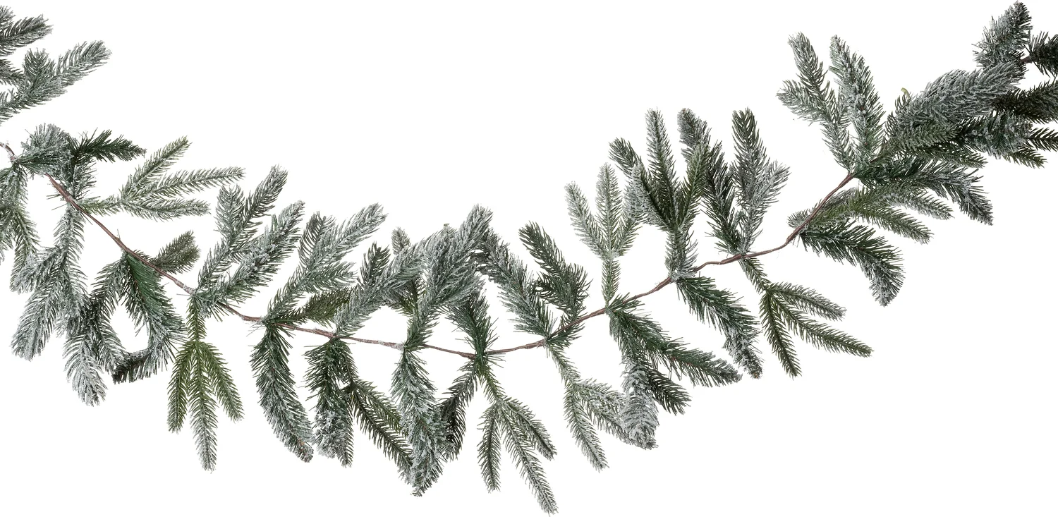 Intratuin guirlande Bavarian besneeuwd 182 cm