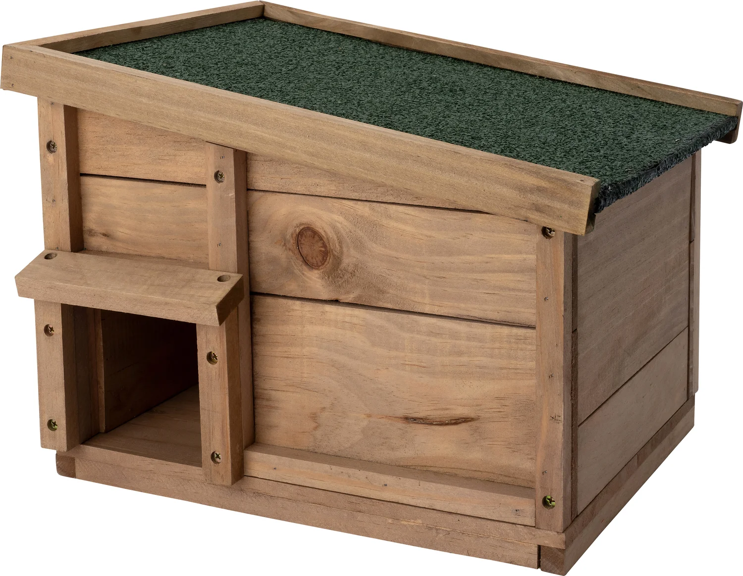 Intratuin egelhuis Ebby naturel / groen 35 x 27 x 41 cm