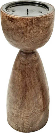 Intratuin kandelaar Lif naturel D 10 H 28 cm