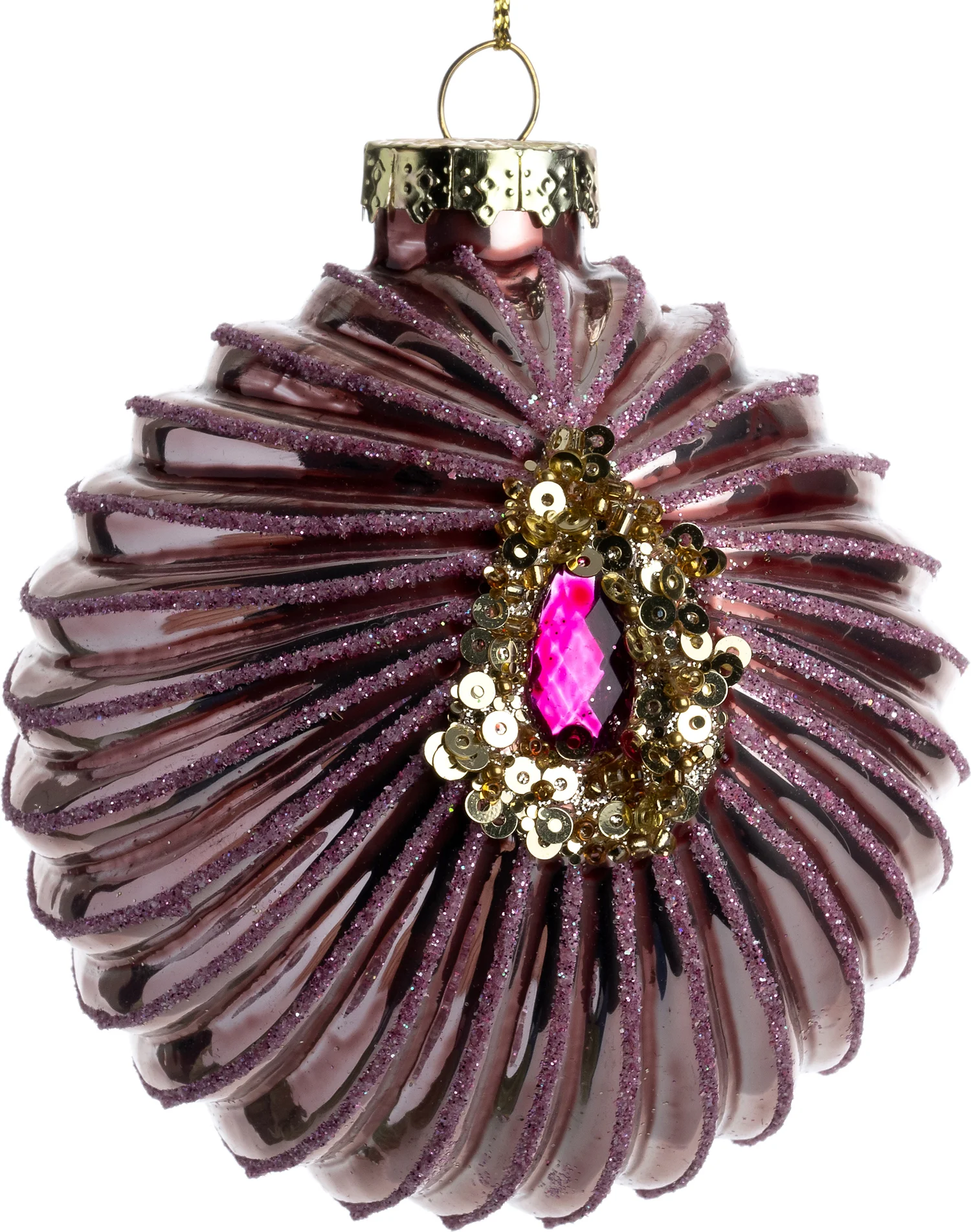 Intratuin kerstbal Barnsley roze D 8 cm