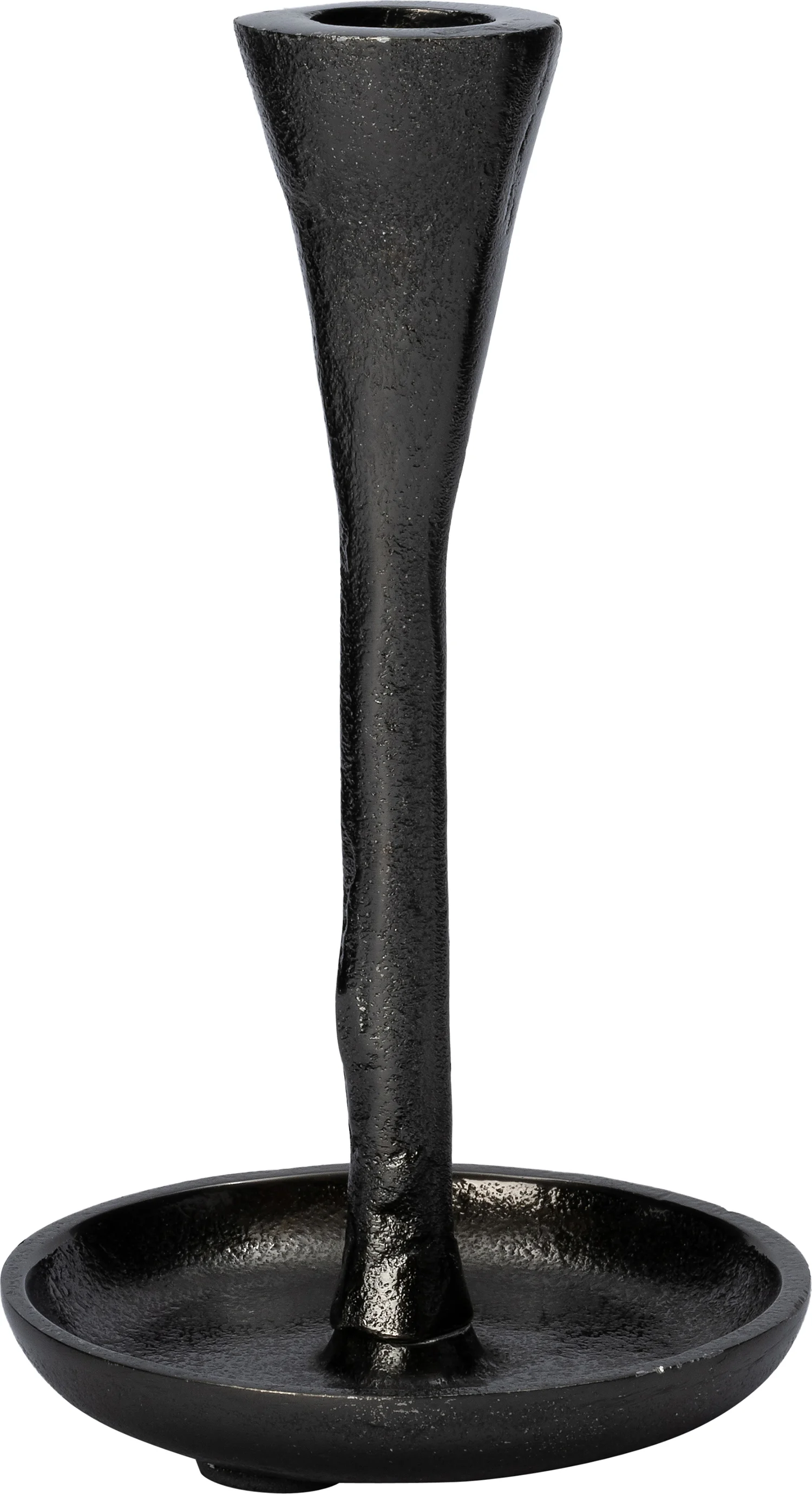 Intratuin kandelaar Kee zwart D 10,5 H 19,5 cm