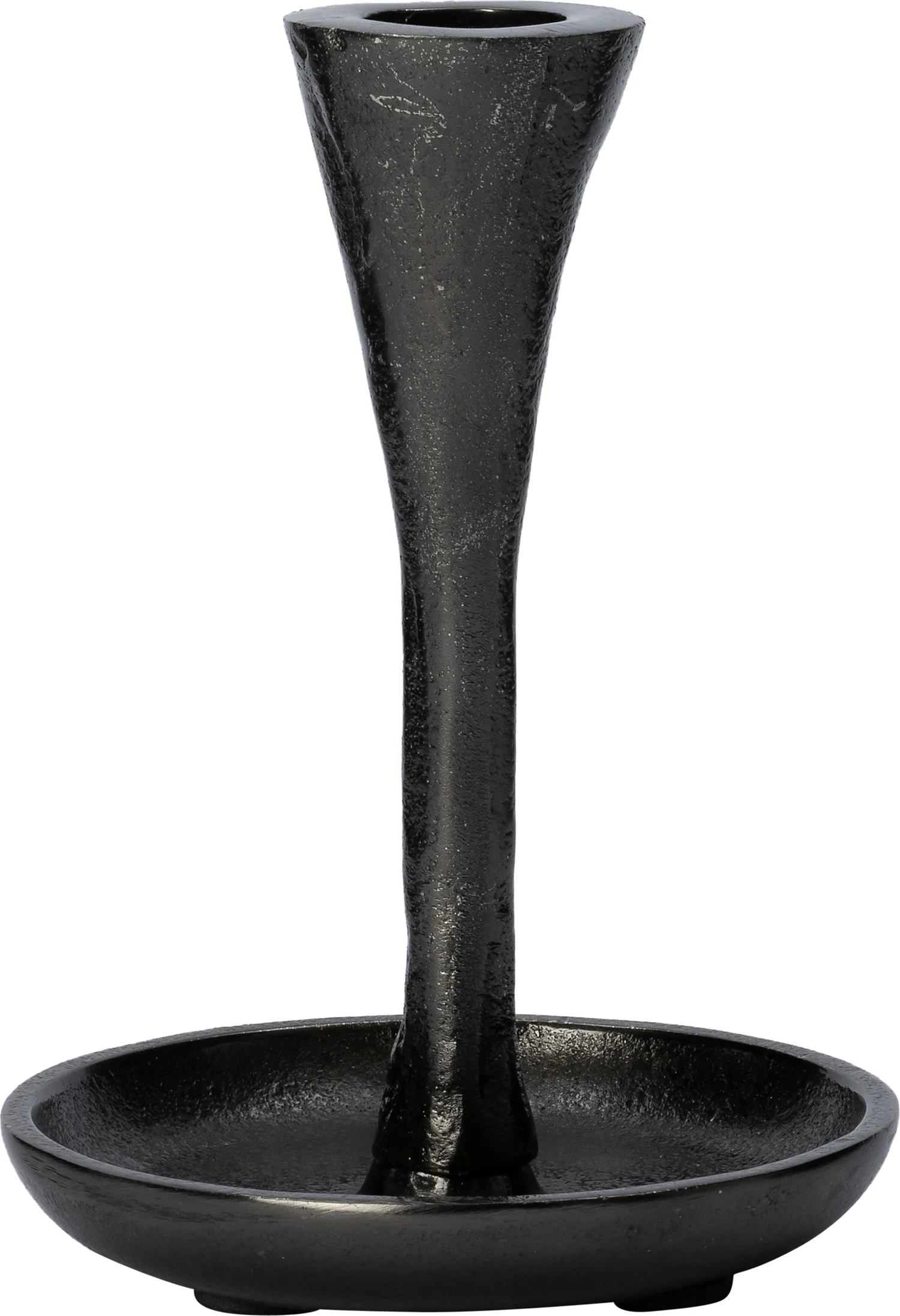 Intratuin kandelaar Kee zwart D 10,5 H 15,5 cm
