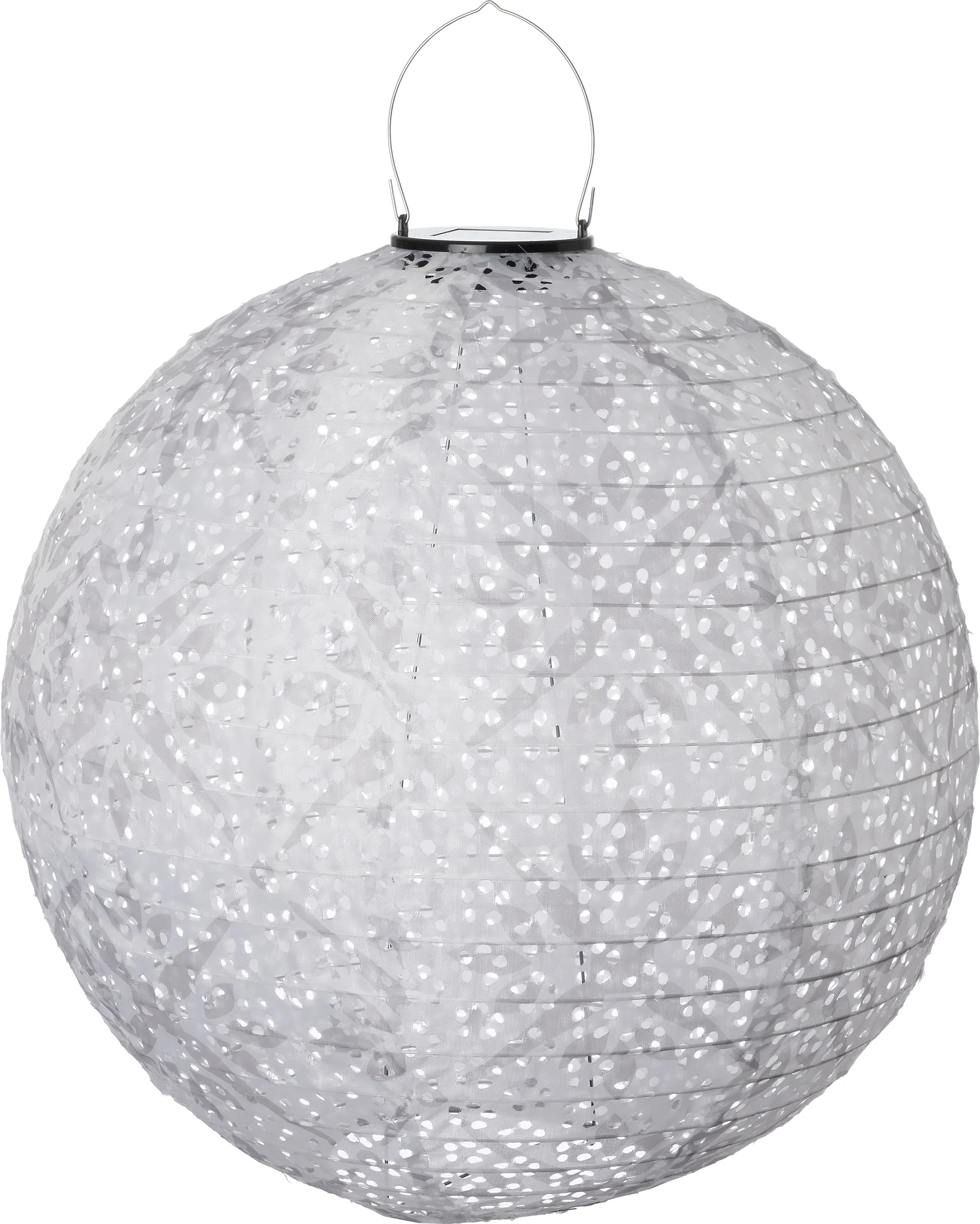 Intratuin lampion wit / grijs D 40 H 40 cm
