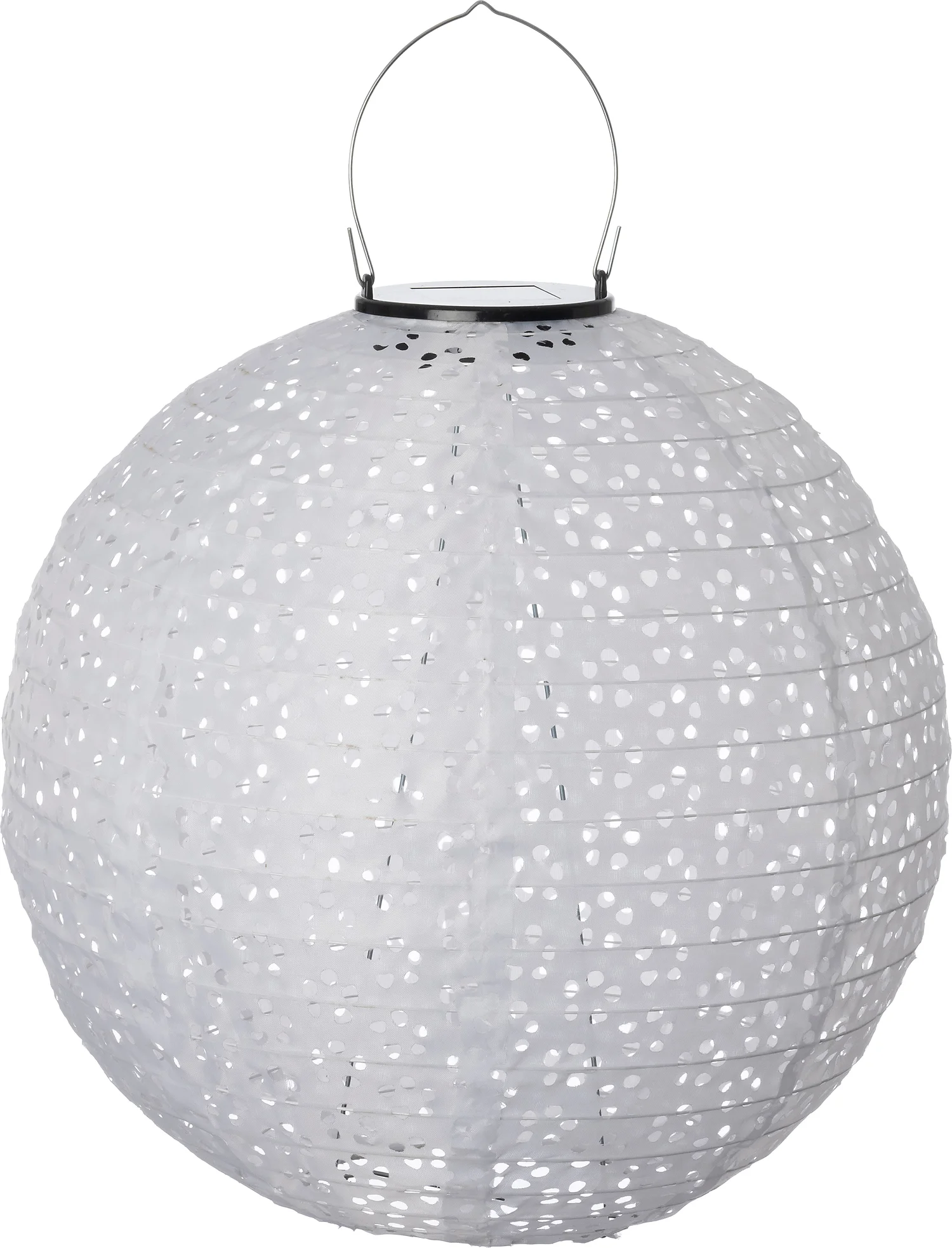 Intratuin lampion wit /grijs D 30 H 30 cm