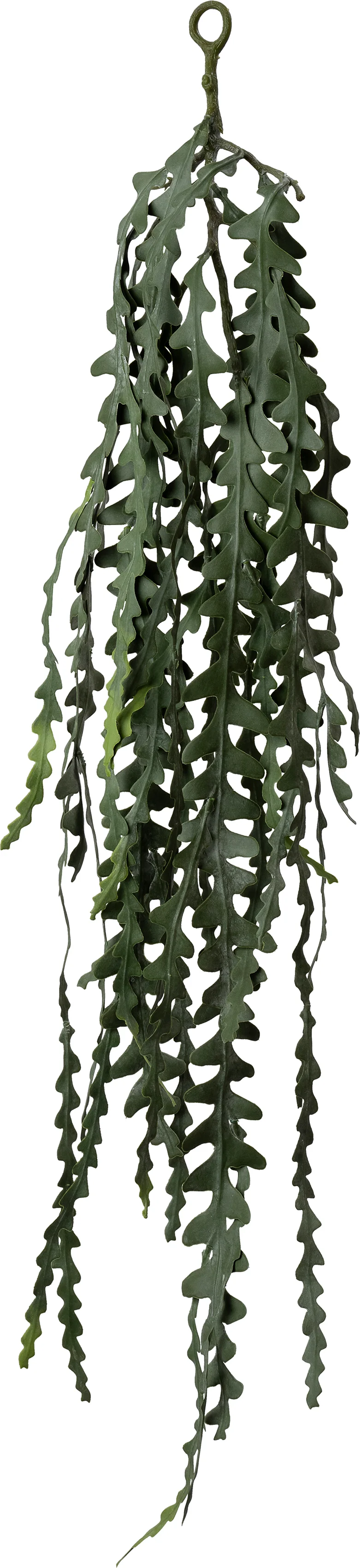Intratuin kunsthangplant Zaagcactus grijsgroen 4 x 28 x 91 cm