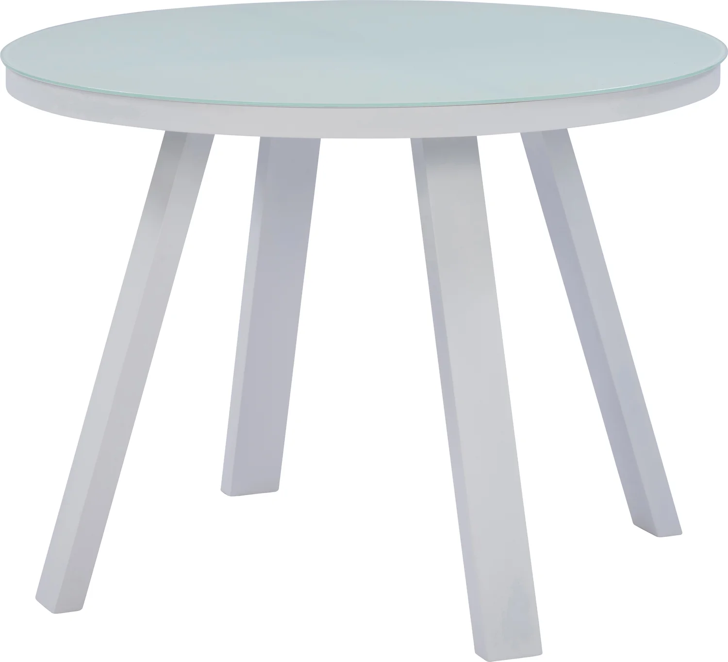Intratuin eettafel Levi wit D 100 H 76 cm