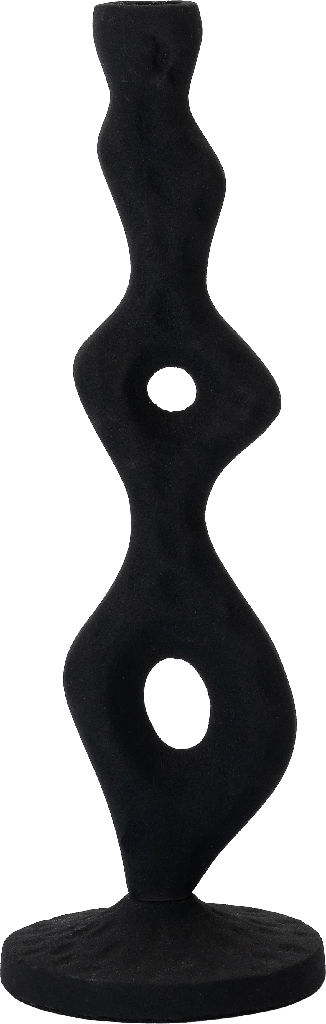Intratuin kandelaar Dezi zwart D 9,5 H 29 cm