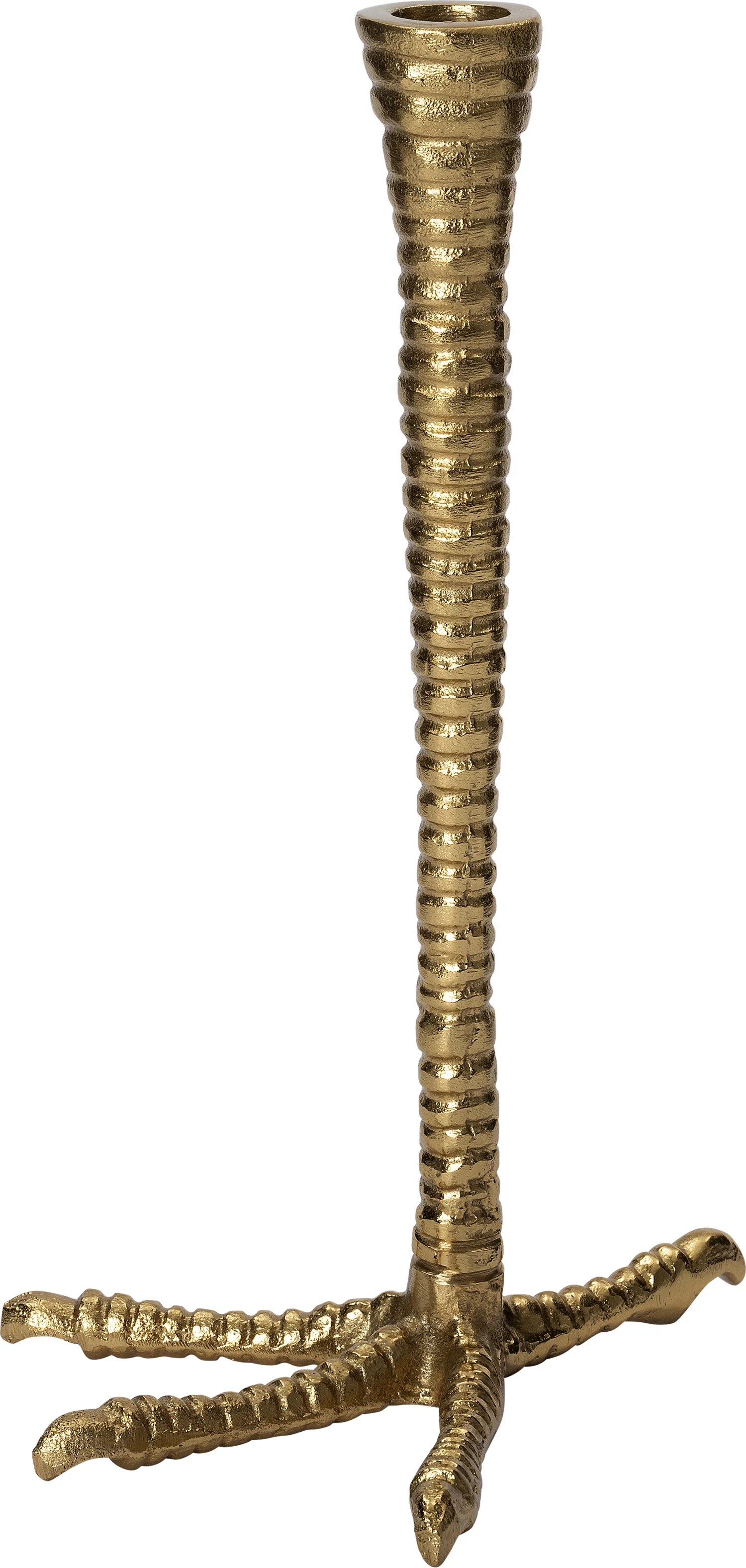 Intratuin kandelaar Tes goud 16,5 x 16,5 x 26,5 cm