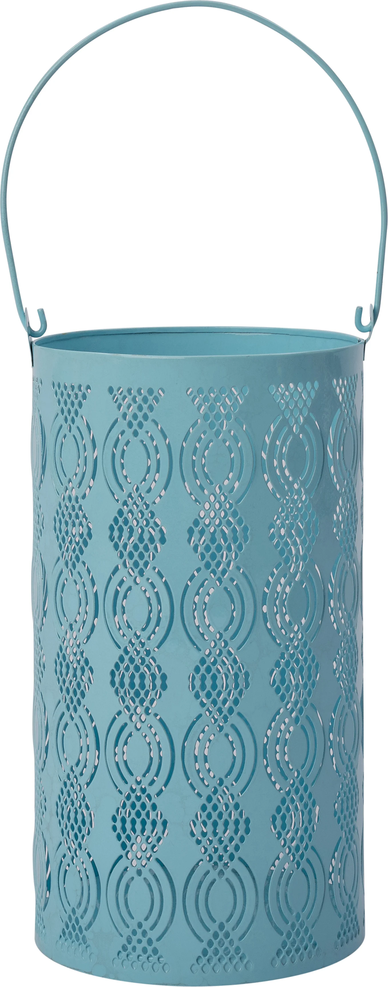 Intratuin lantaarn Dian blauw D 13 H 25 cm