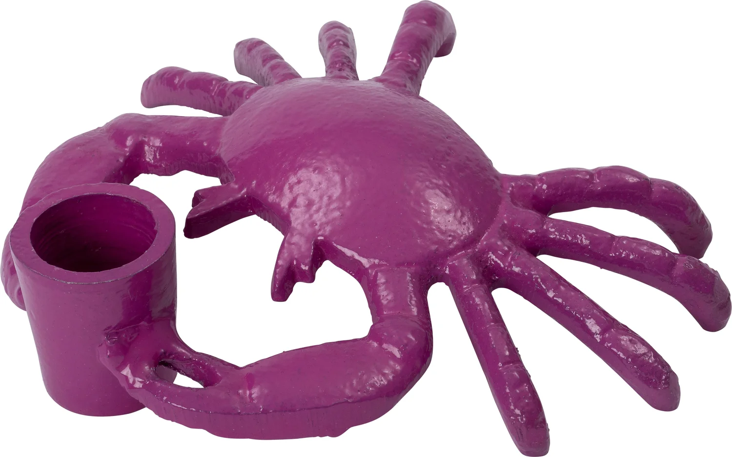 Intratuin kandelaar Jaba krab roze 14,5 x 14 x 3 cm