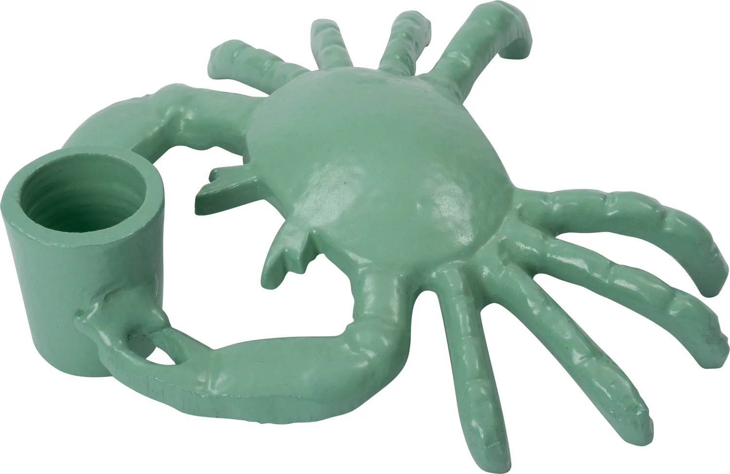 Intratuin kandelaar Jaba krab blauw 14,5 x 14 x 3 cm
