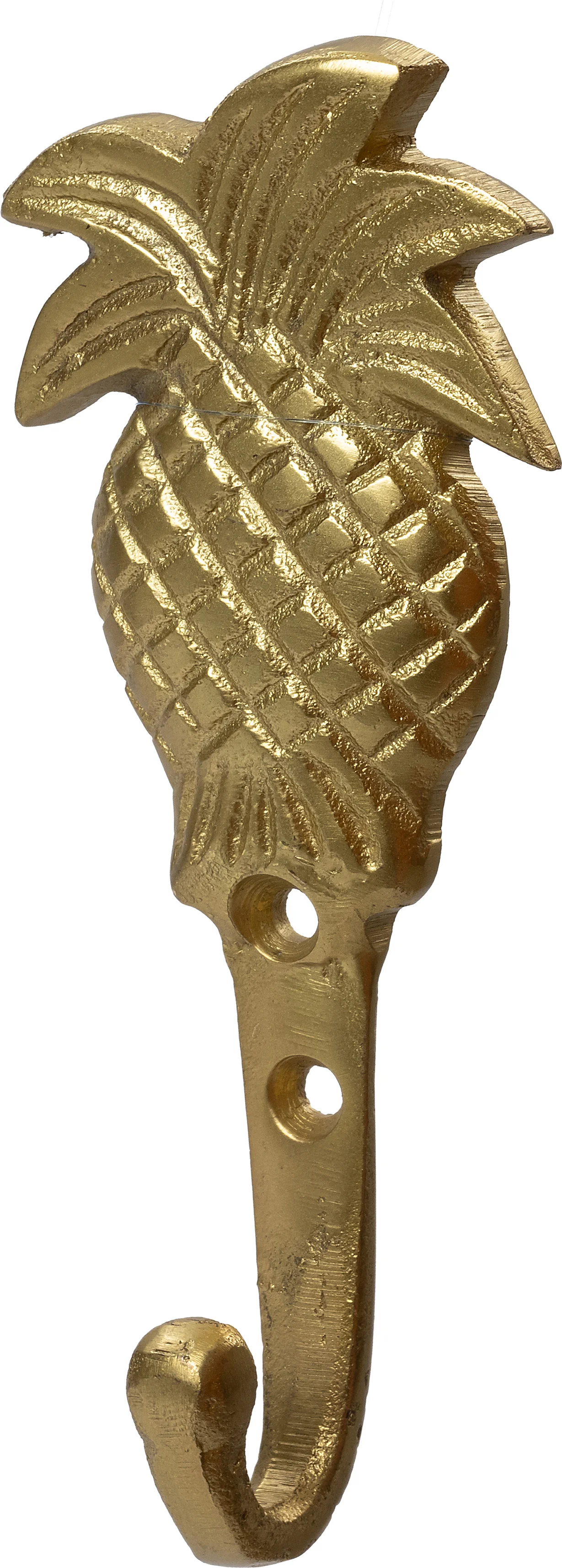 Intratuin haak ananas goud 6 x 2,5 x 15,5 cm
