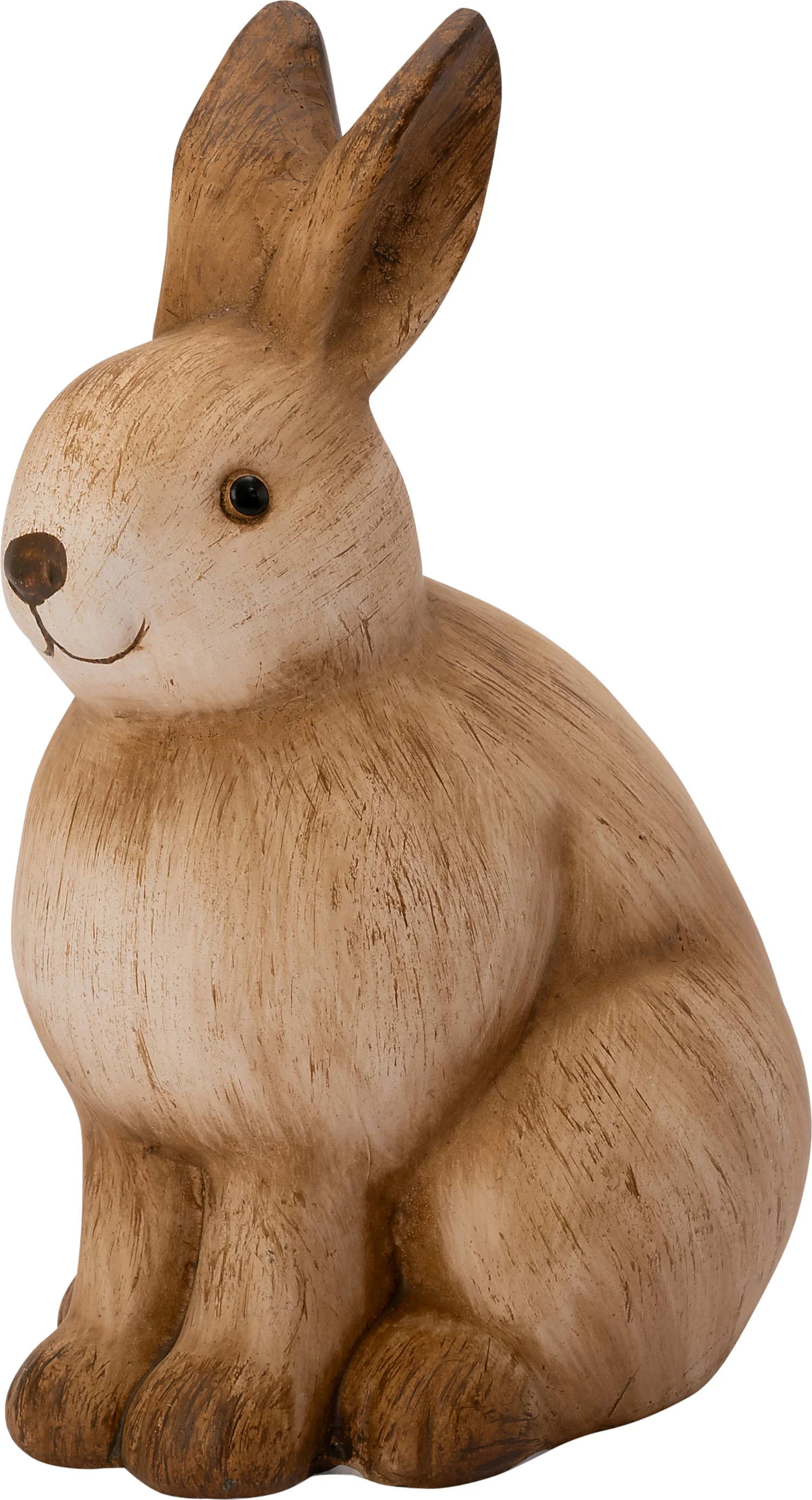Intratuin tuinbeeld konijn bruin 12,2 x 9 x 17 cm
