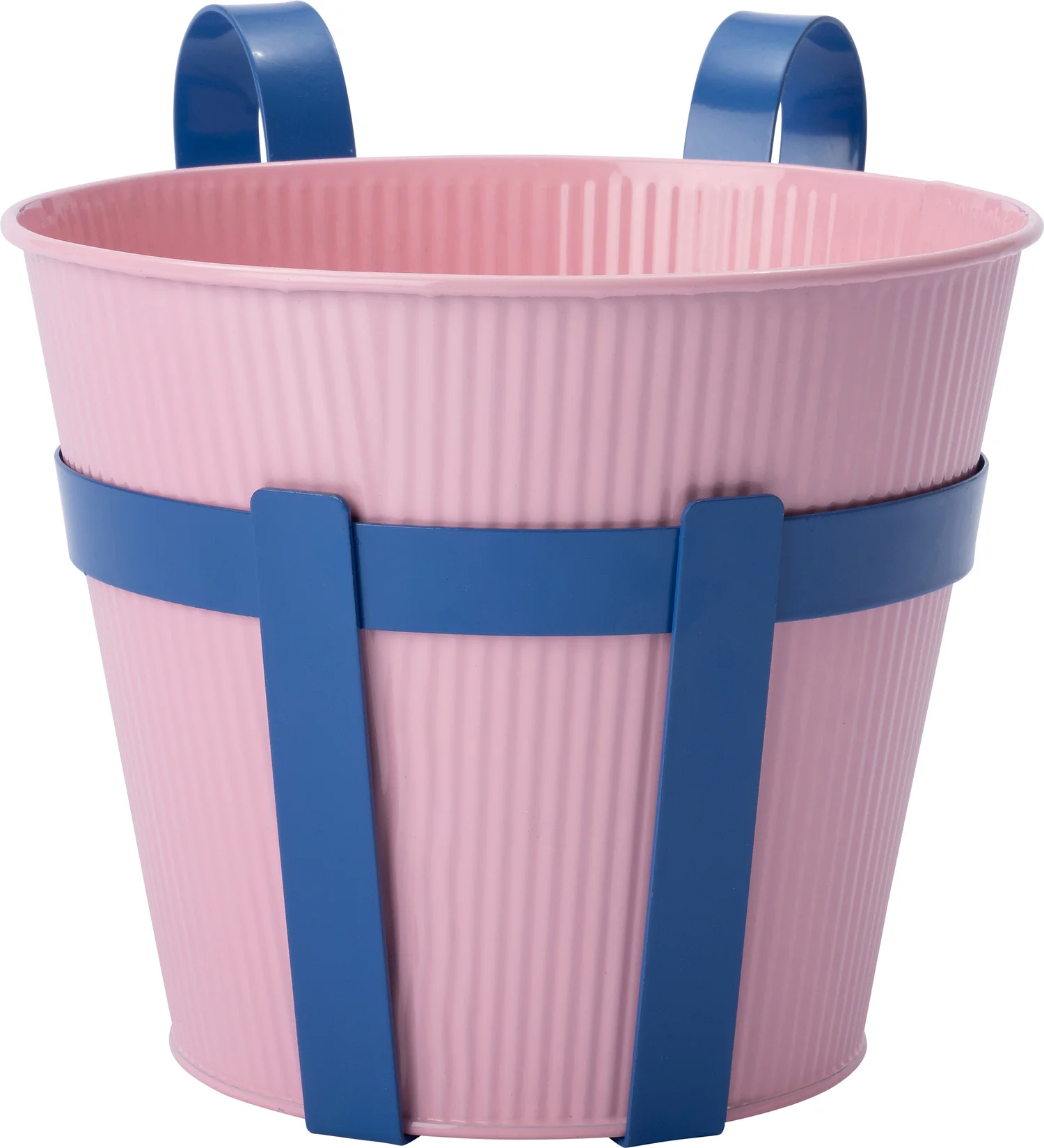 Intratuin hangpot Semi roze / blauw 25 x 20 x 18 cm