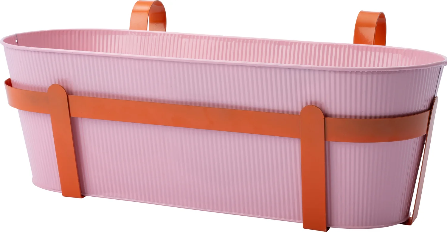 Intratuin hangpot Semi roze / oranje 51 x 26 x 21 cm