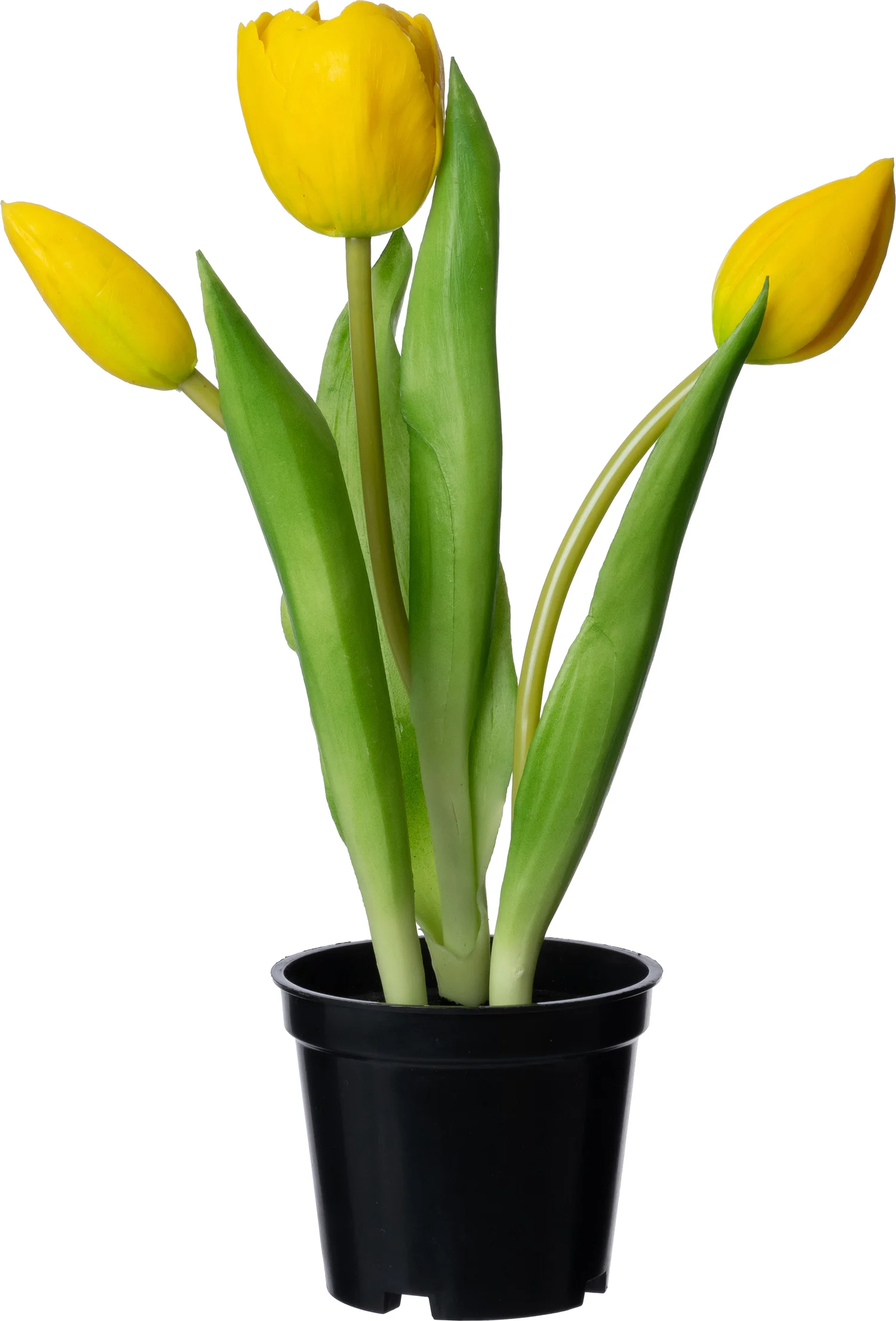 Intratuin kunstplant Tulp geel 9 x 9 x 24 cm