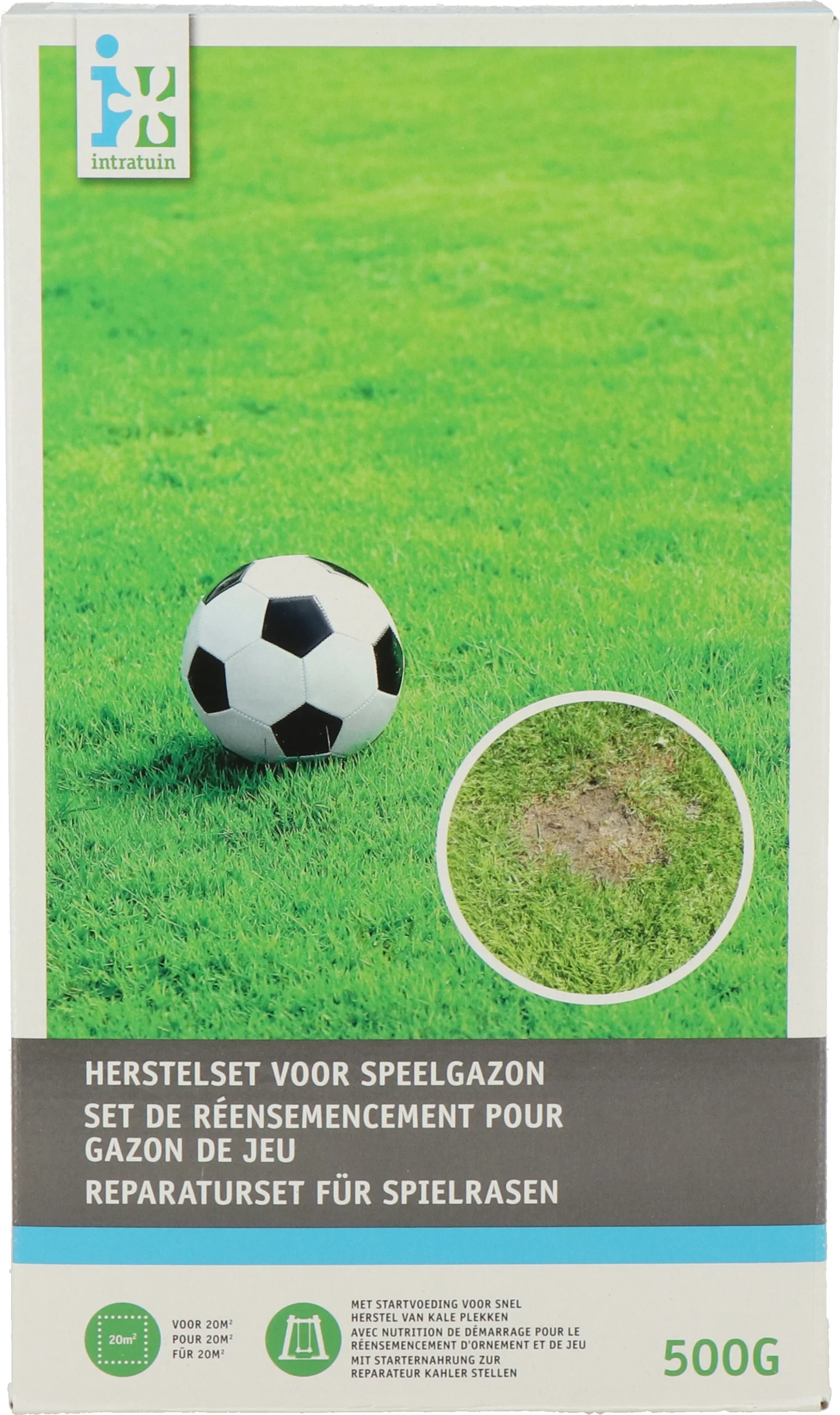 Intratuin graszaad herstelset speelgazon 20 m2 500 g