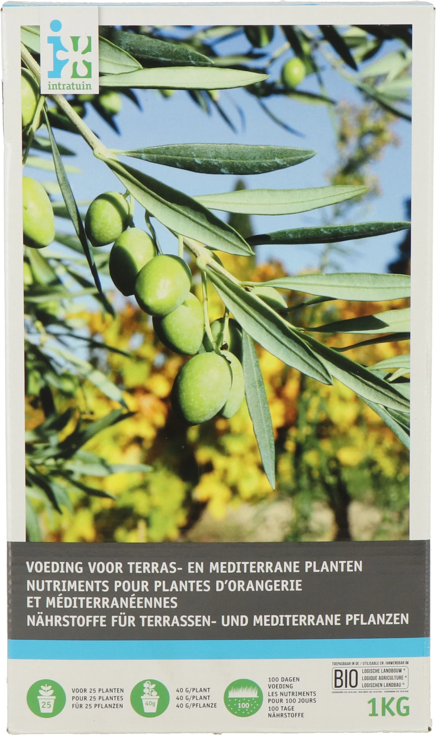 Intratuin plantenvoeding terras en mediterane planten 1 kg
