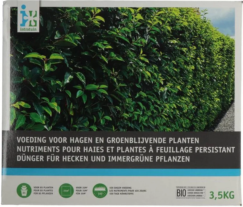 Intratuin hagen en groenblijvende planten voeding 3,5 kg