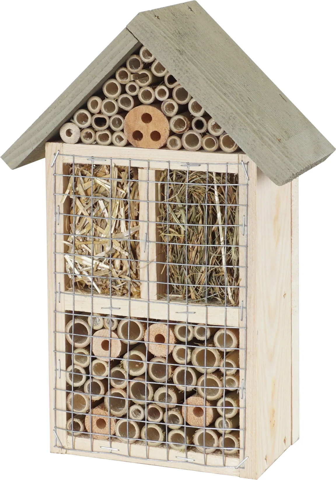 Intratuin insectenhotel Tris groen 19 x 9 x 29 cm