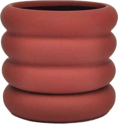 Intratuin bloempot Aki rood D 13,5 H 13 cm