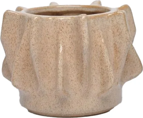 Intratuin bloempot Adan beige D 23 H 15,5 cm