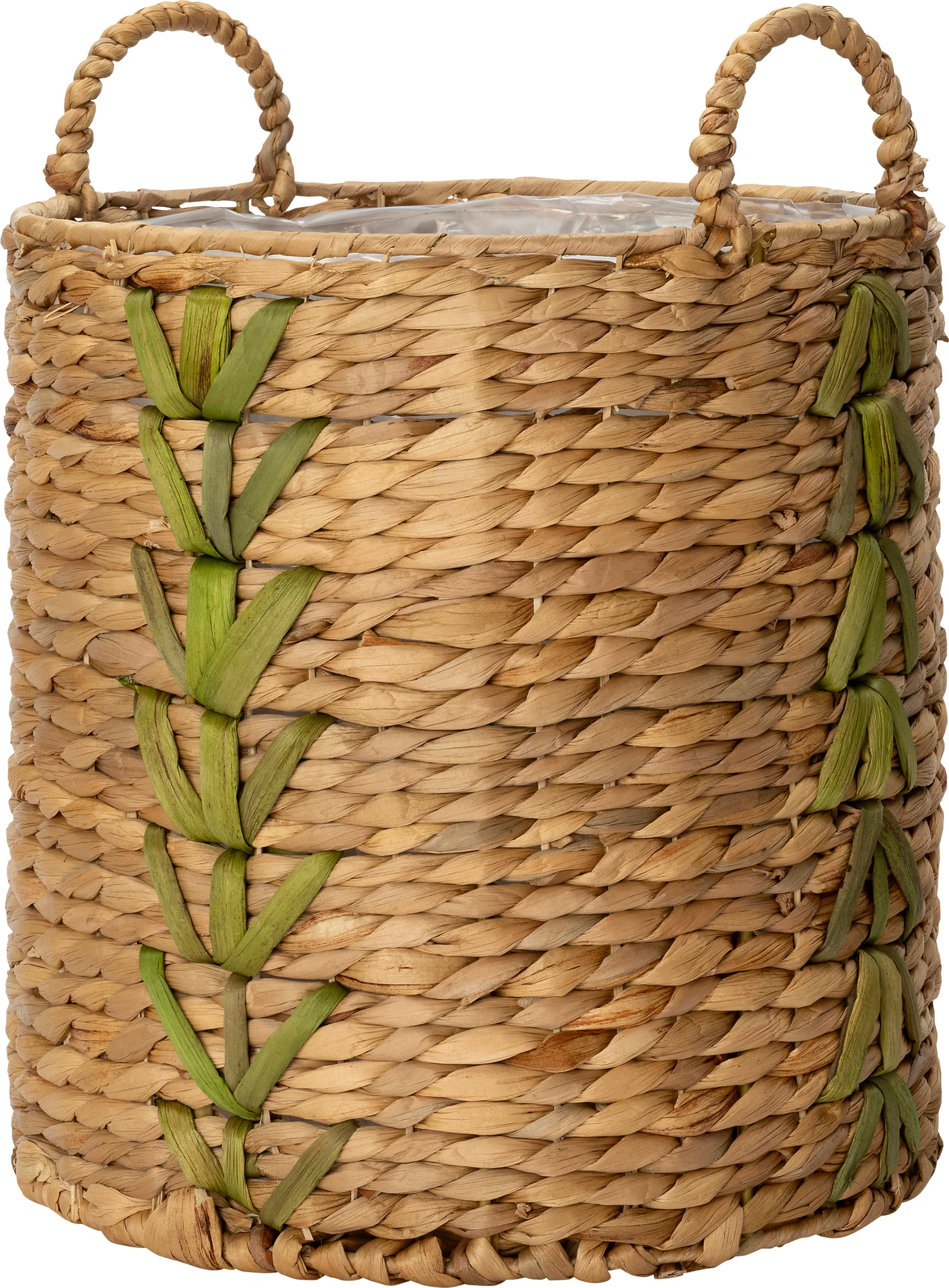 Intratuin plantenmand Mako naturel / groen D 38 H 43 cm