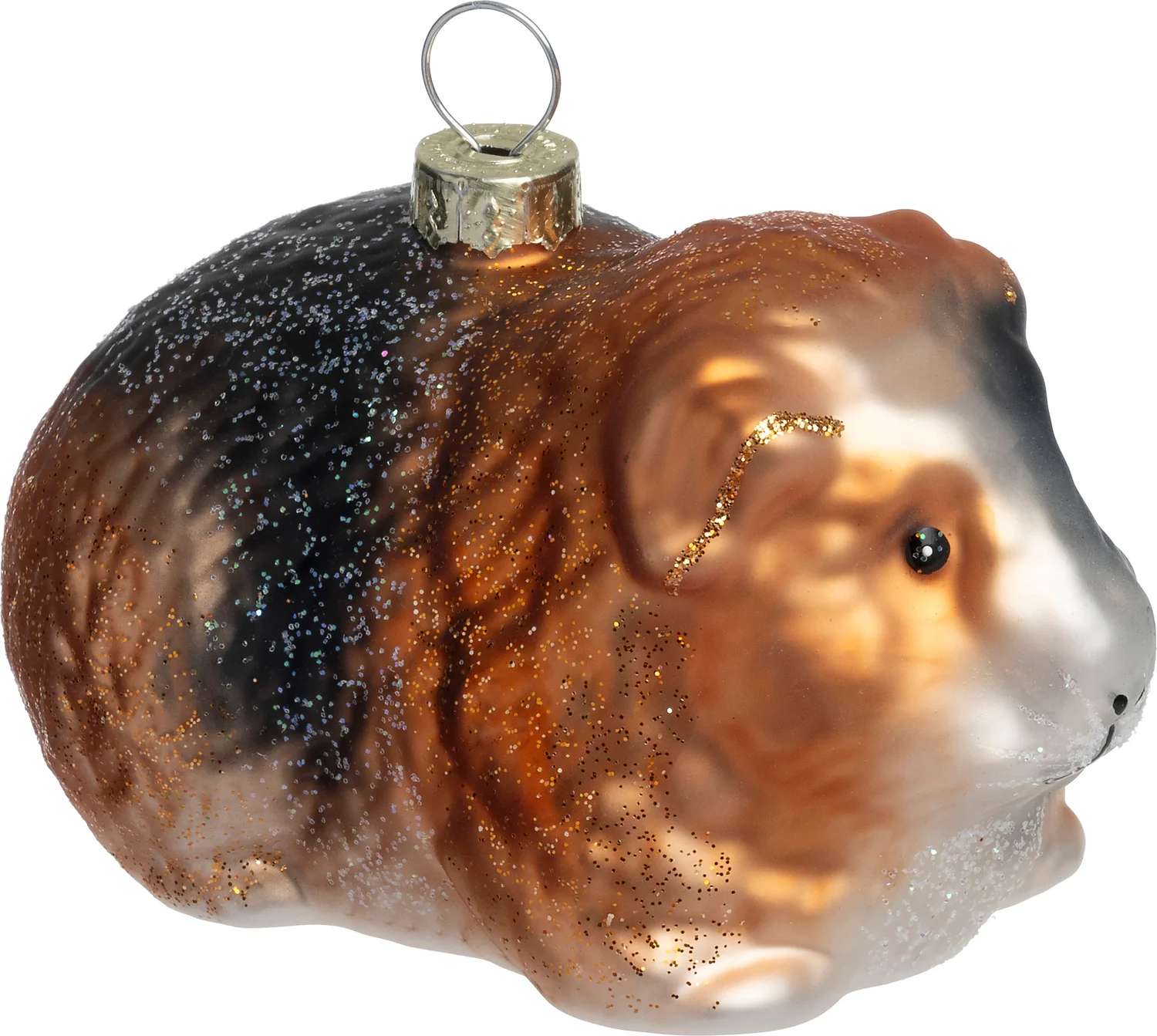 Intratuin kerst ornament cavia bruin 9,1 x 6,3 x 5,4 cm