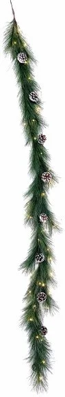 Intratuin guirlande groen met 40 lampjes warm wit 180 cm
