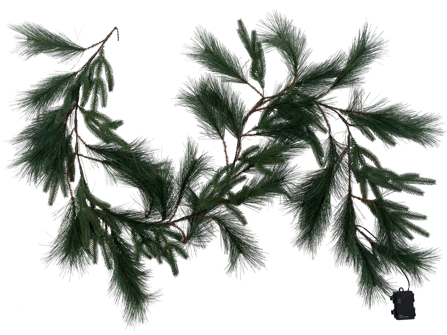 Intratuin guirlande groen met 50 lampjes warm wit 180 cm