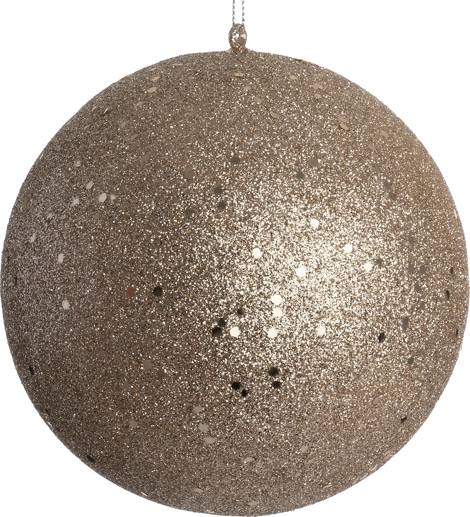 Intratuin kerstbal Thys beige D 20 H 20 cm