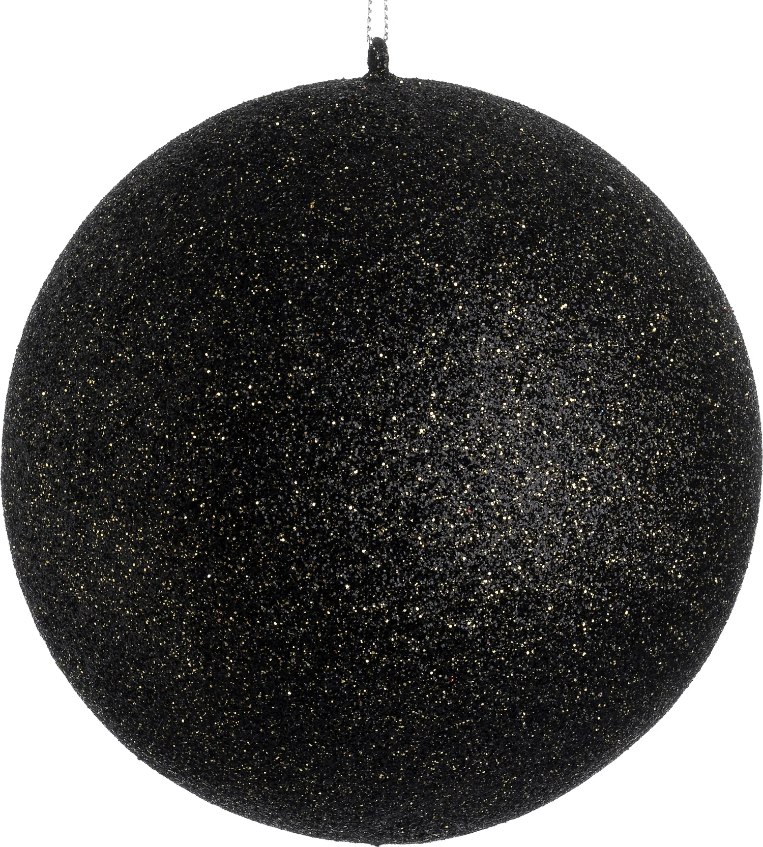 Intratuin kerstbal Thys zwart D 20 H 20 cm