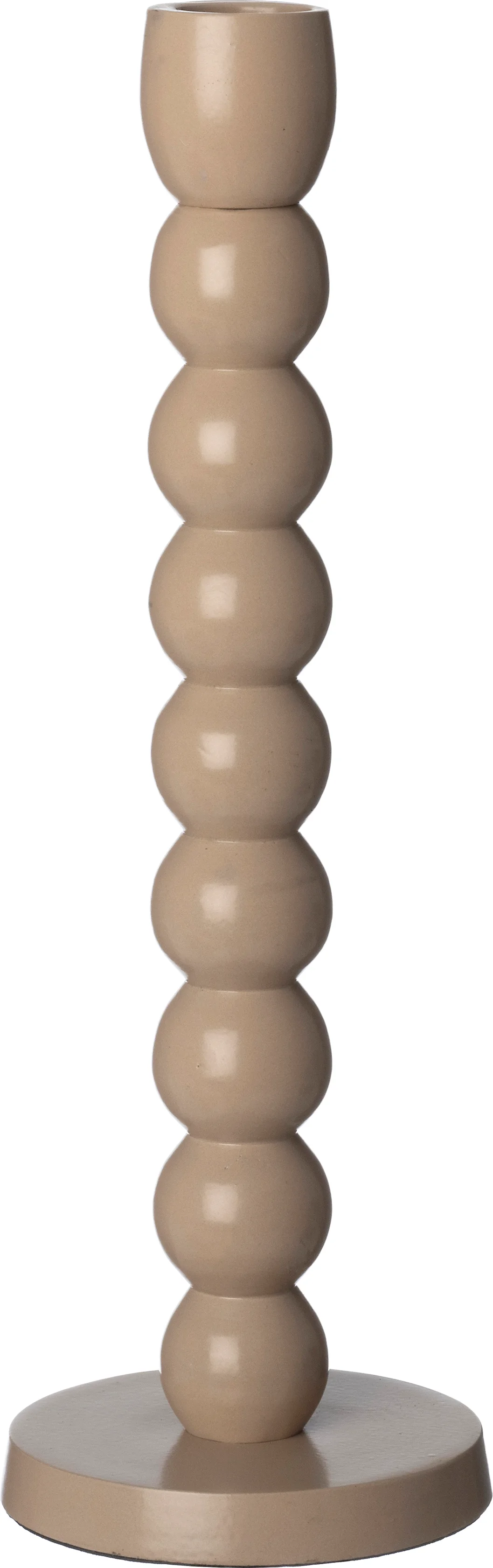 Intratuin kandelaar Travis beige D 9 H 28 cm