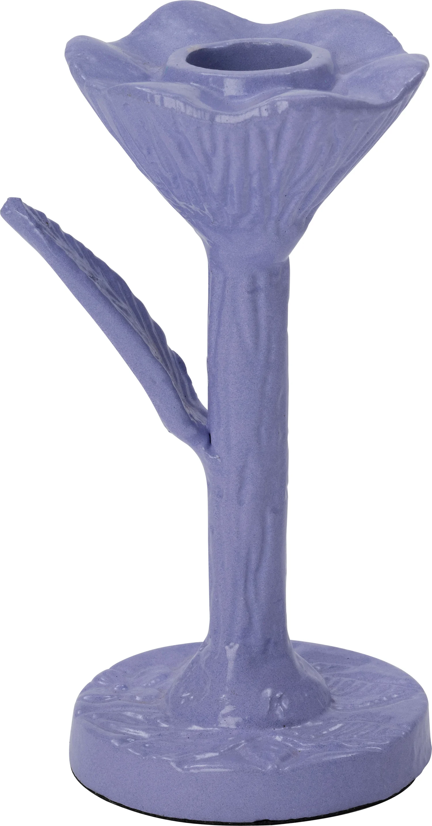 Intratuin kandelaar Nate paars 9 x 6,5 x 15 cm