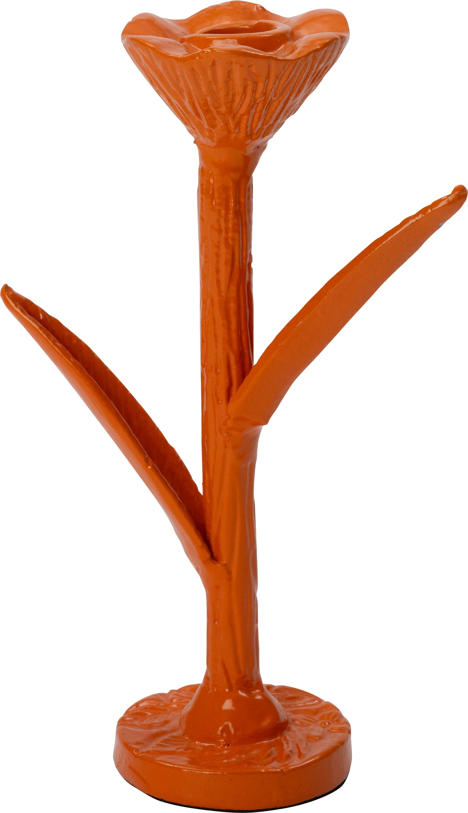 Intratuin kandelaar Nate oranje 13 x 6,5 x 19 cm