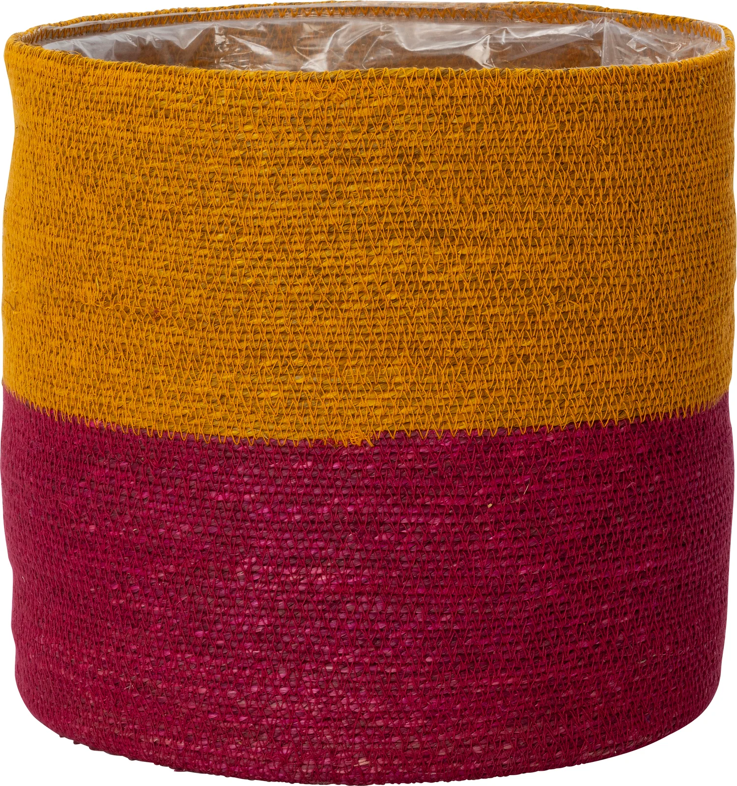 Intratuin plantenmand Mavis oranje / roze D 30 H 30 cm