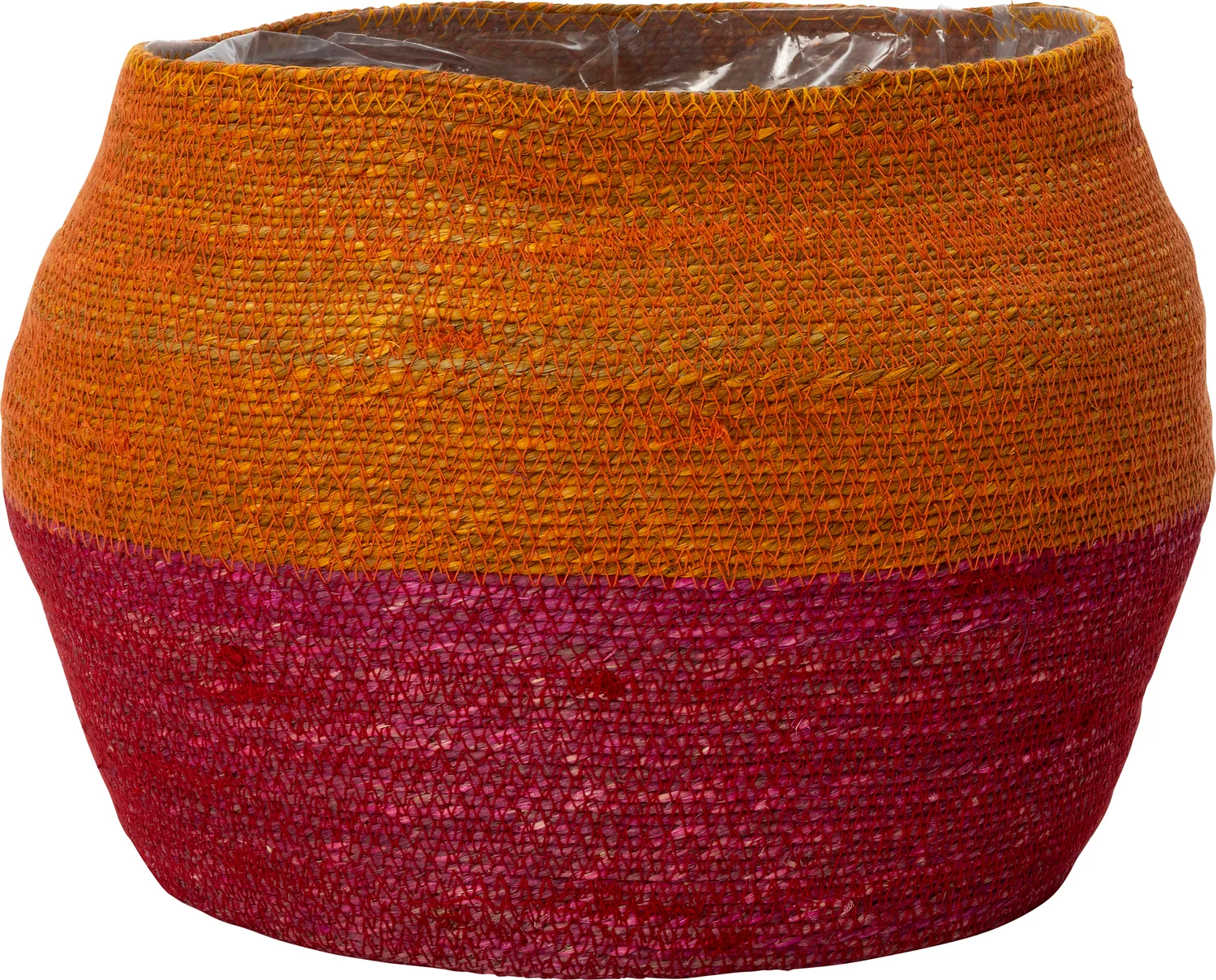 Intratuin plantenmand Michi oranje / roze D 28 H 26 cm
