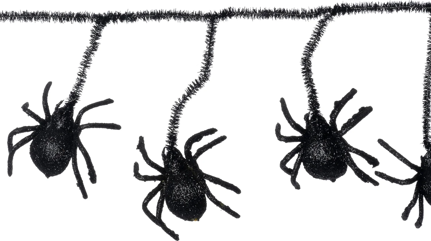 Intratuin halloween decoratie slinger spin zwart 150 cm