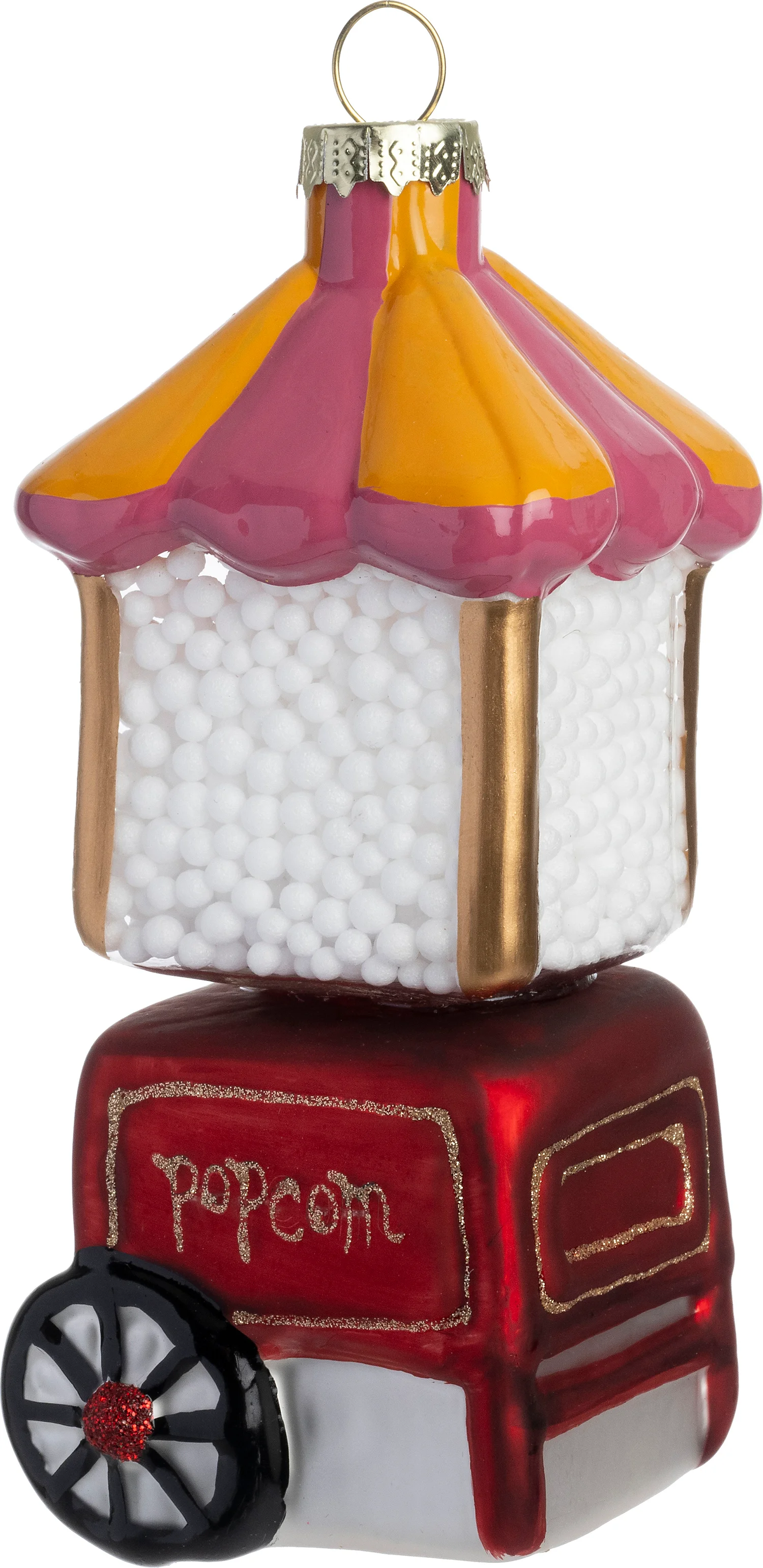 Intratuin kerst ornament popcornmachine 5 x 5 x 12,5 cm