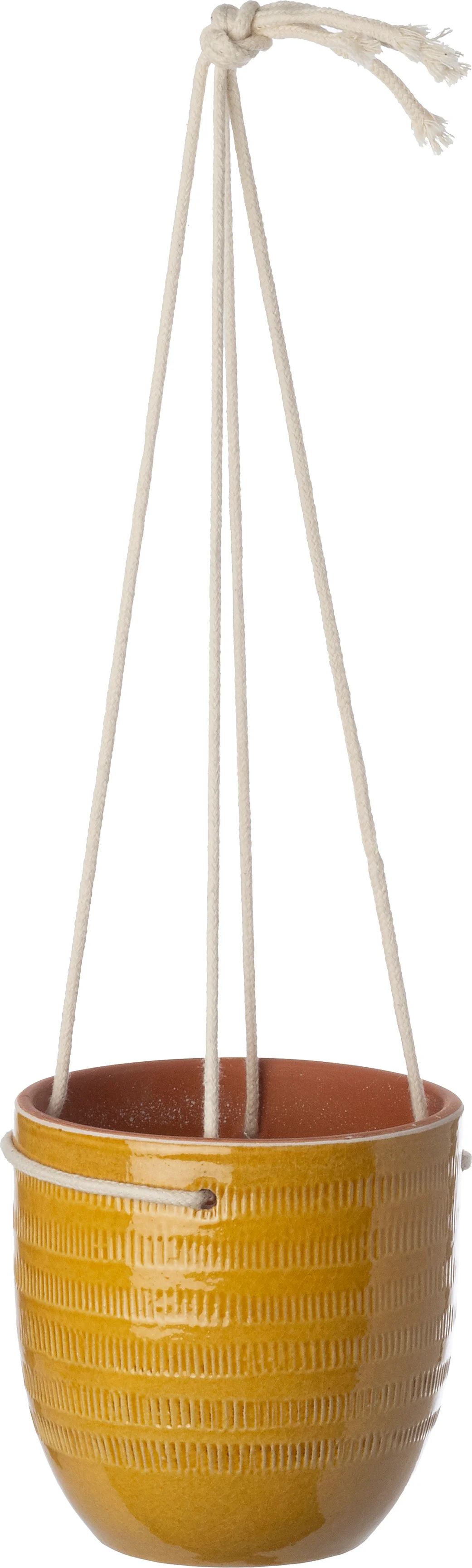 Intratuin hangpot Rumi geel D 15 H 15 cm