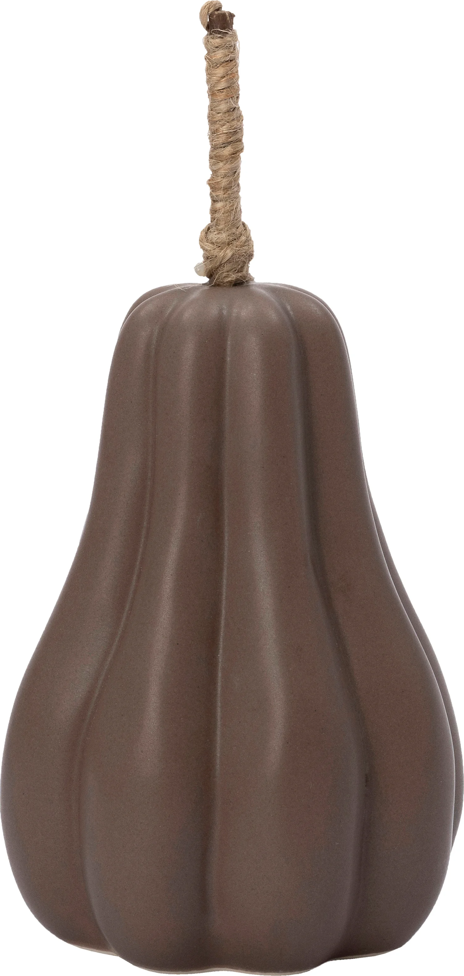 Intratuin halloween decoratie pompoen bruin D 5,5 H 12,3 cm