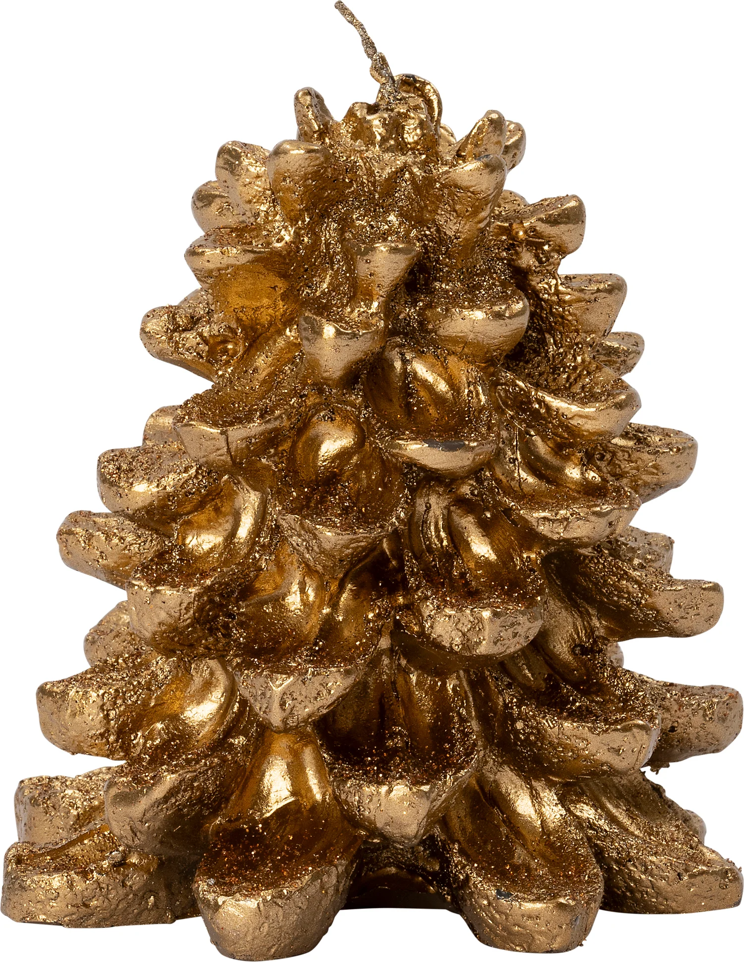 Intratuin stompkaars Dennenappel koper 9 uur D 12 H 11,5 cm