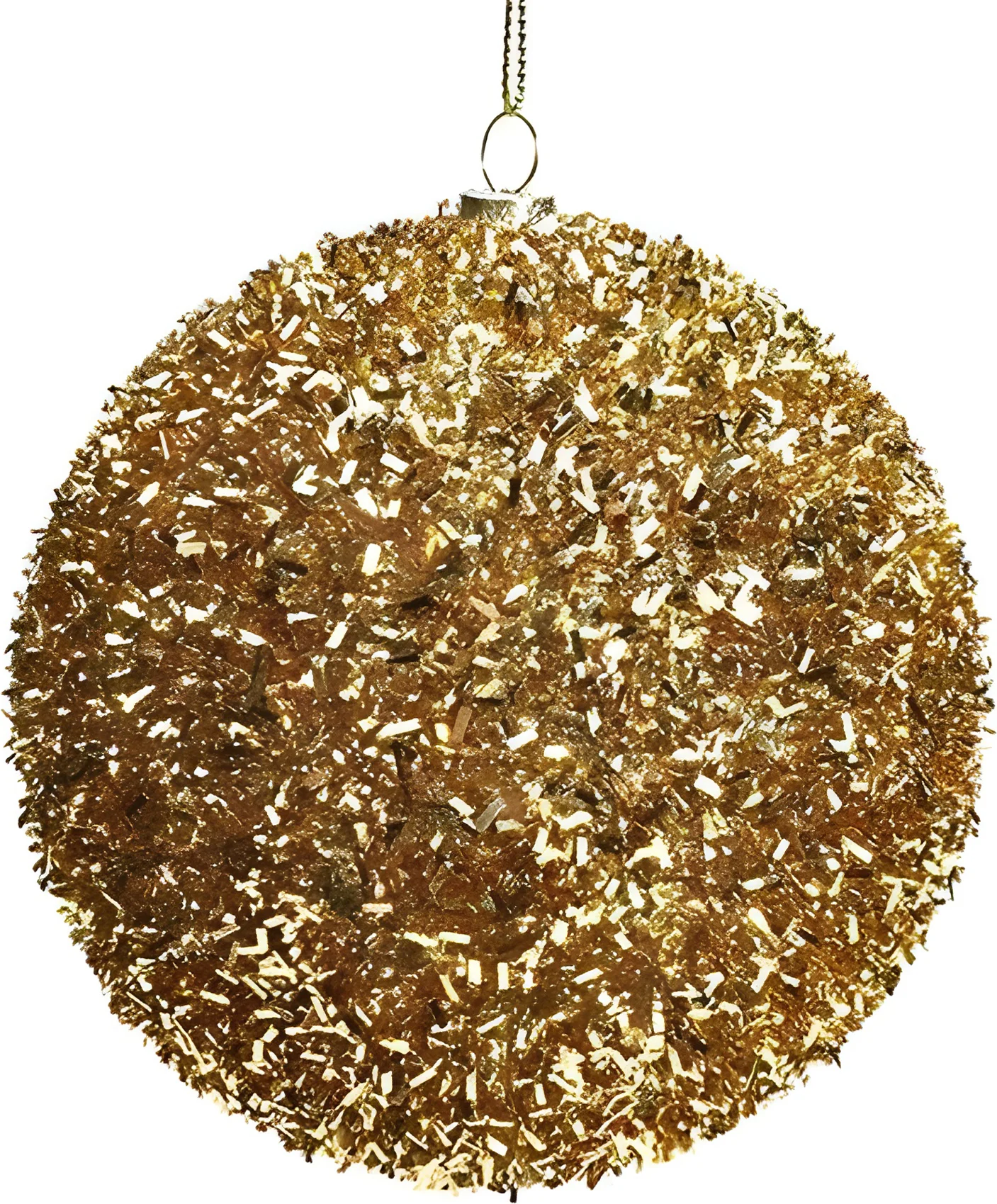 Intratuin kerstbal Abbeydorney goud D 8 cm