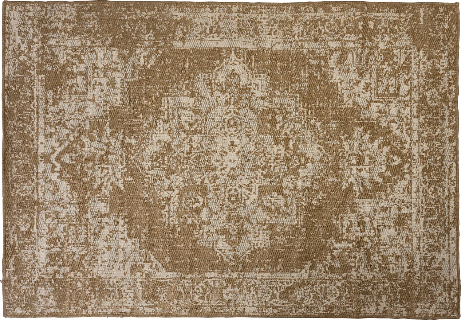 Intratuin buitenkleed Lina beige / wit 160 x 230 cm