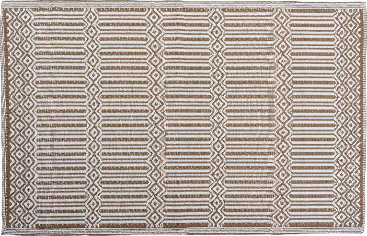 Intratuin buitenkleed Liva beige / wit 160 x 230 cm