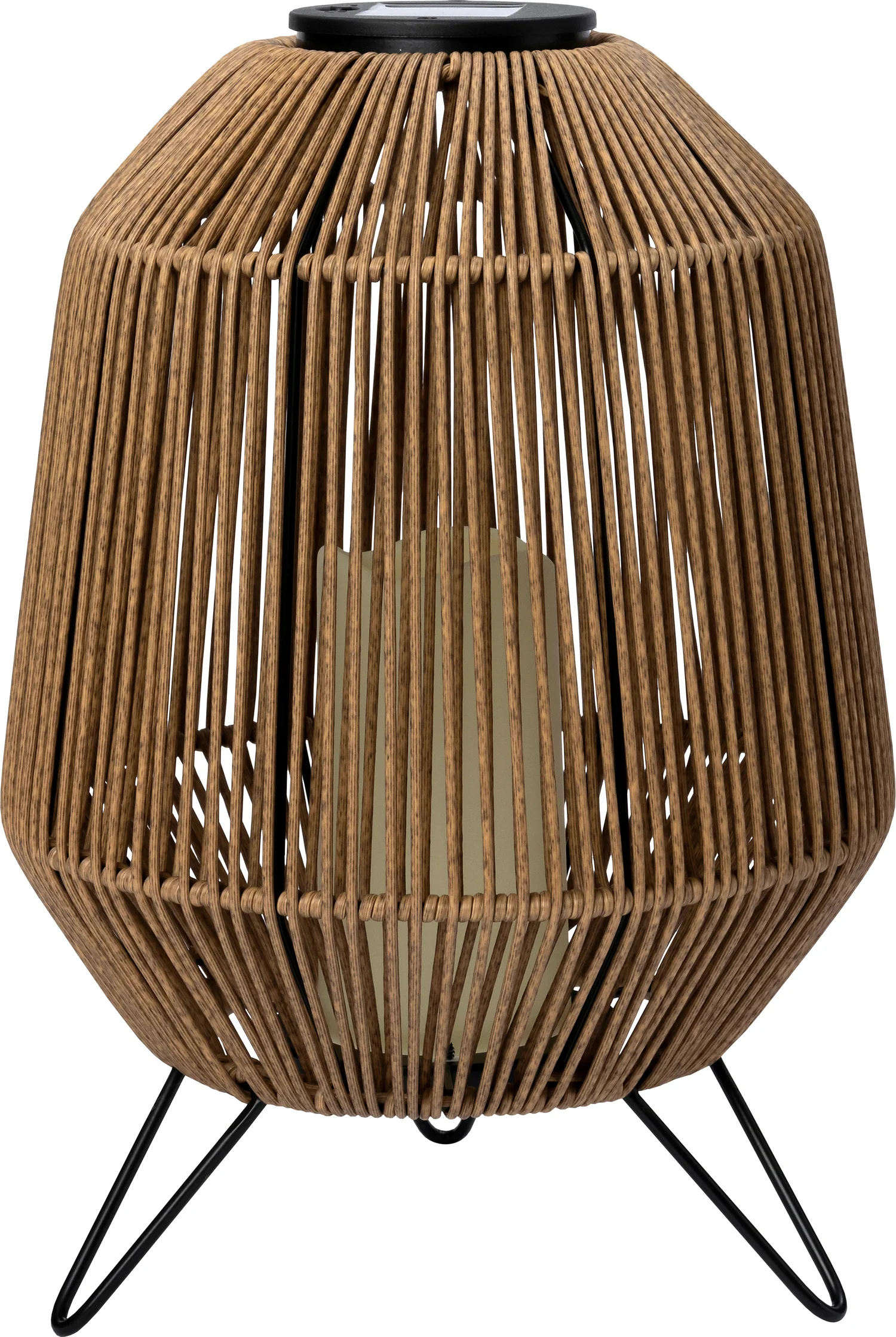 Intratuin lantaarn Burgos bruin D 26 H 37 cm
