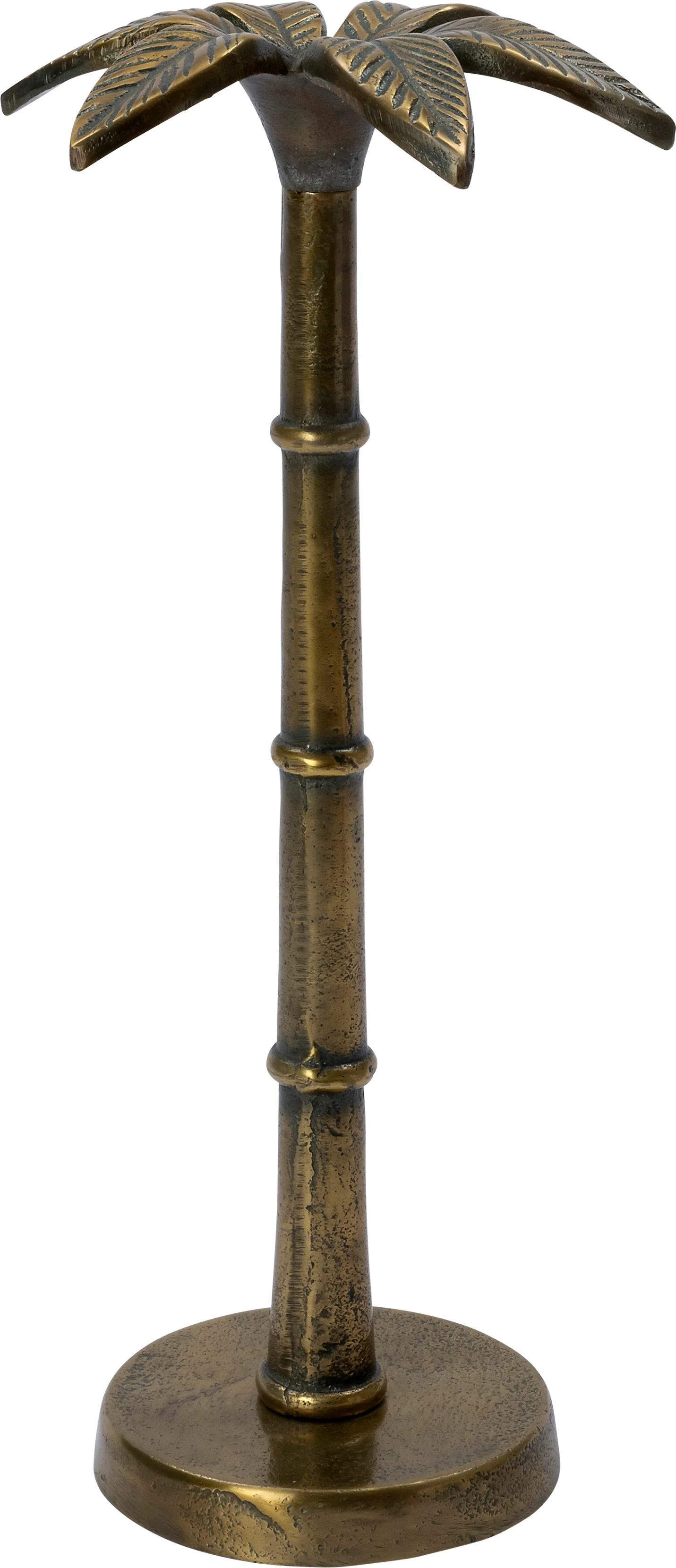 Intratuin kandelaar Palm messing D 16 H 34 cm