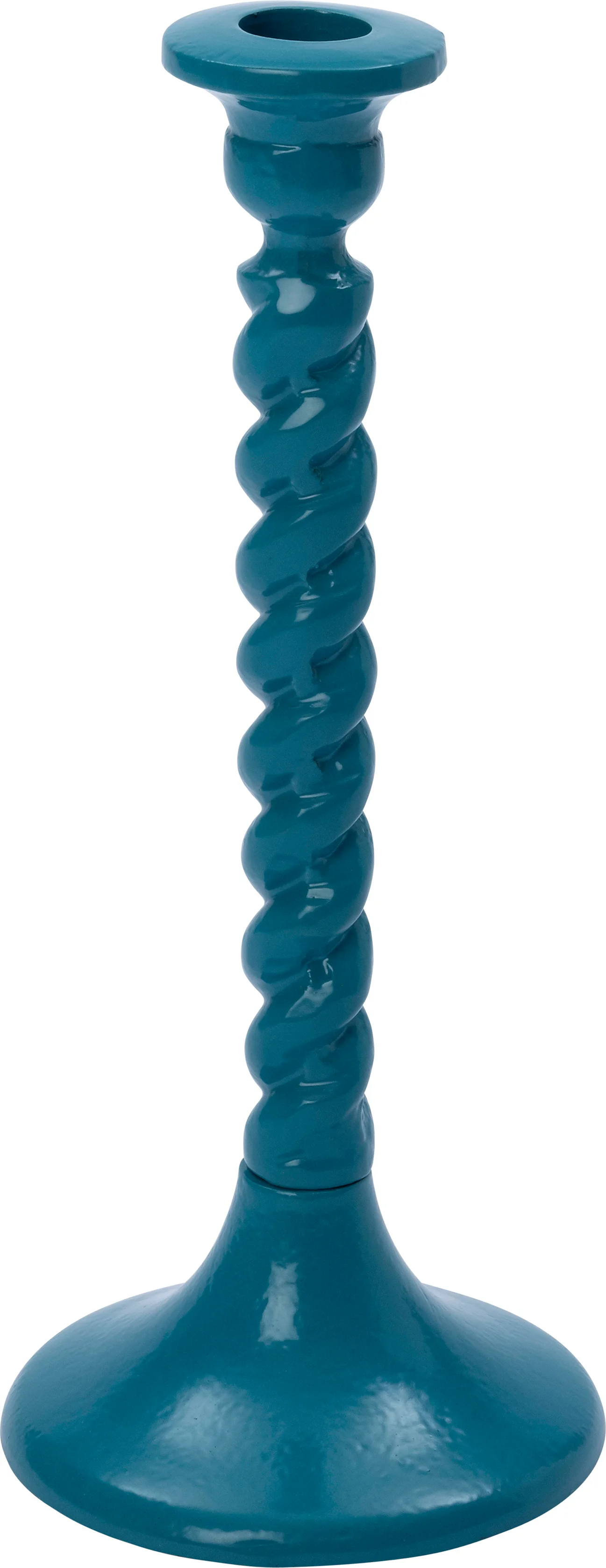 Intratuin kandelaar Ray blauw D 10,5 H 25,5 cm