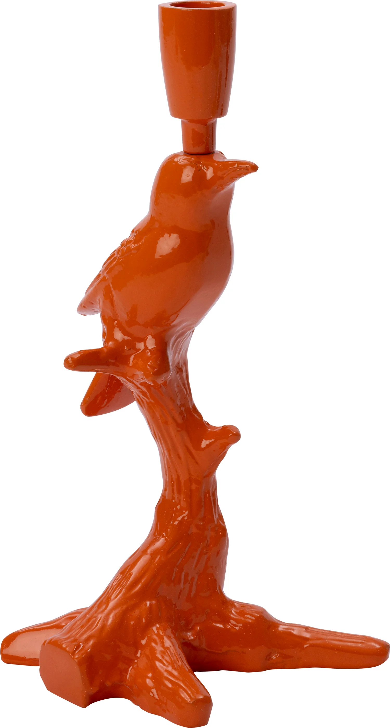 Intratuin kandelaar Nik oranje 18 x 9 x 29 cm