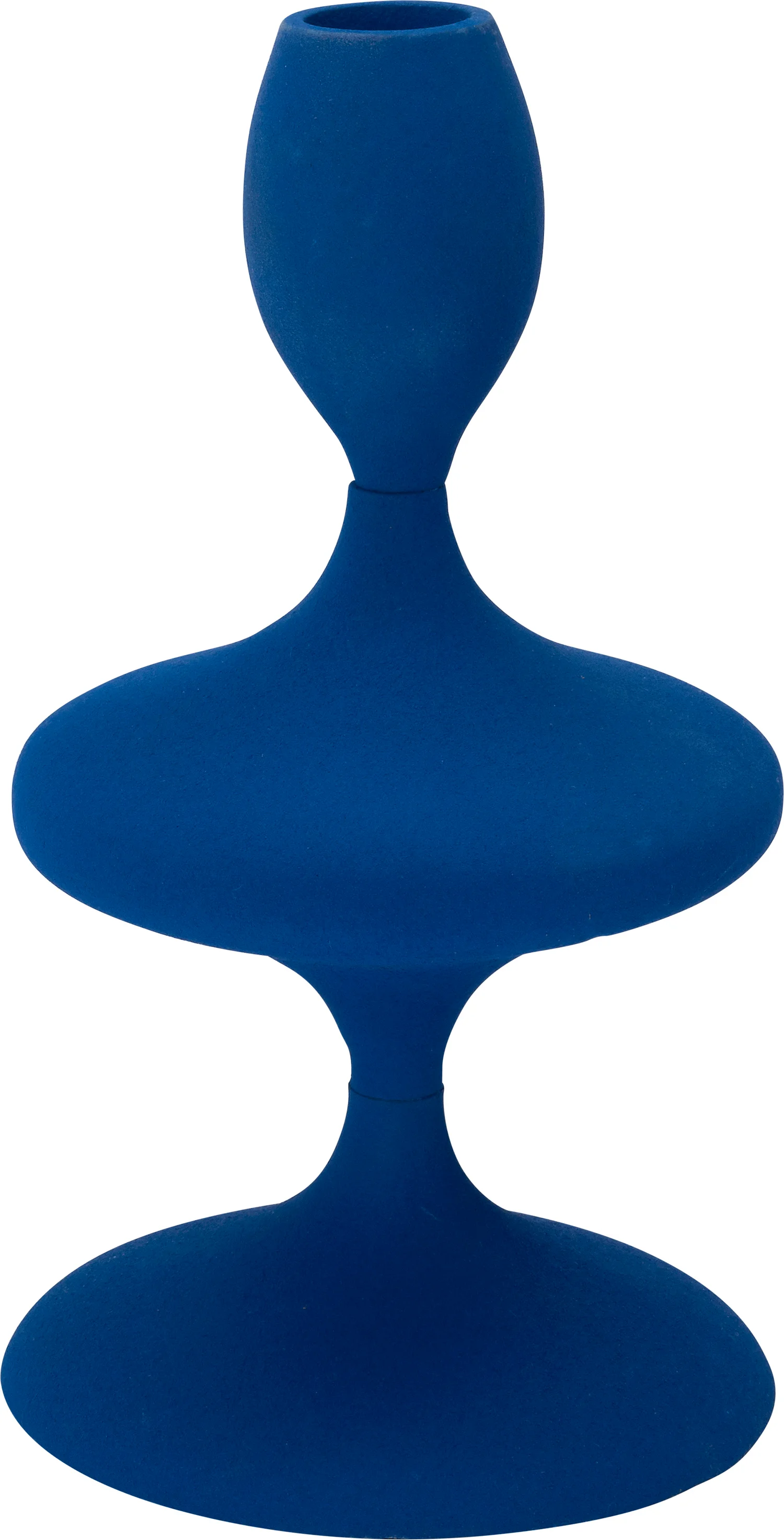 Intratuin kandelaars Mika blauw D 11 H 20 cm